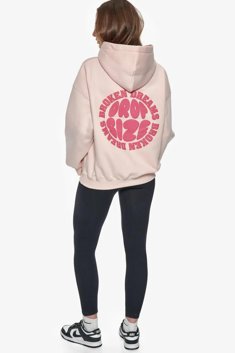 Frauen<Dropsize Broken Dreams Circle Hoodie Pink