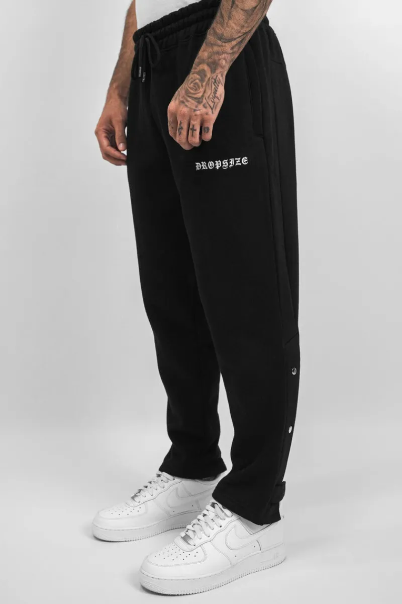 Jogging<Dropsize Button Pant Black
