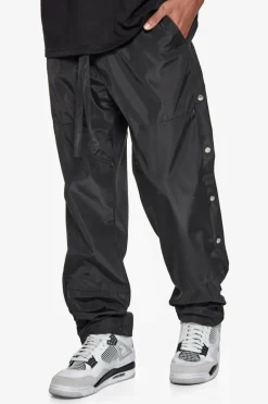 Jogging<Dropsize Button Track Pants Black