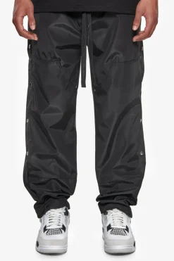 Jogging<Dropsize Button Track Pants Black