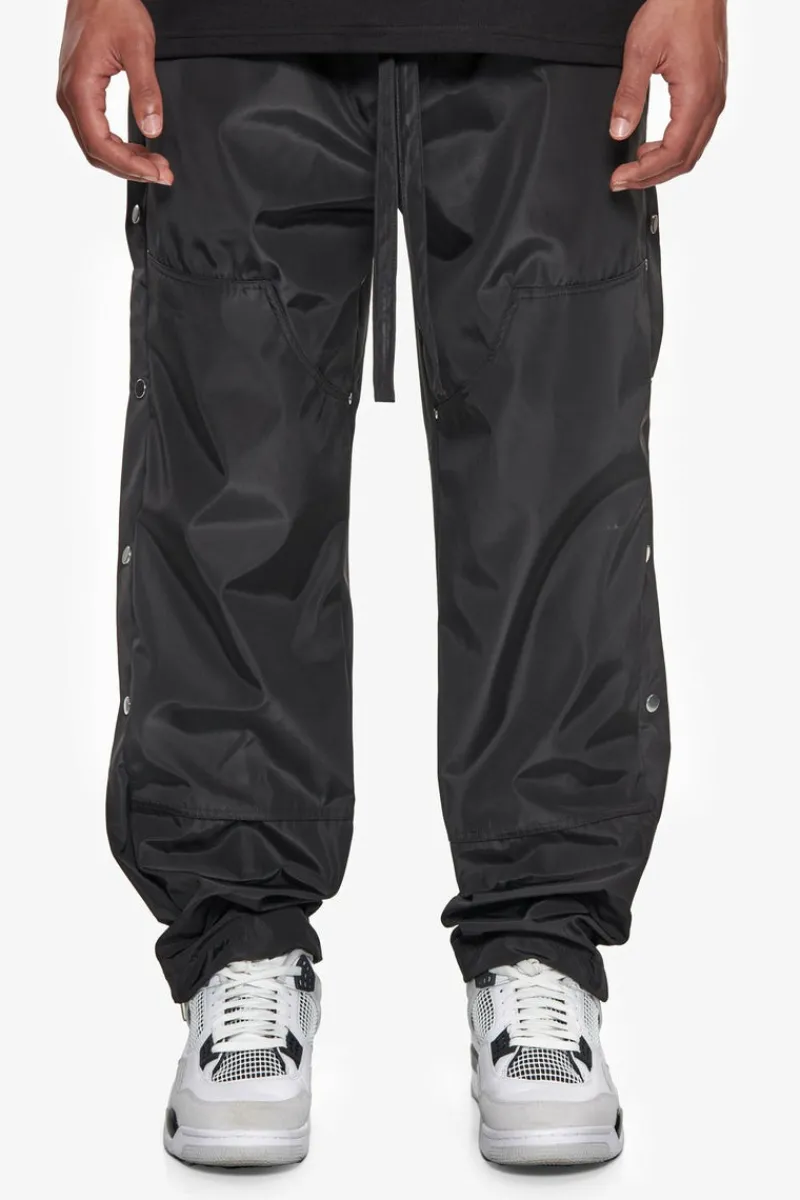 Jogging<Dropsize Button Track Pants Black