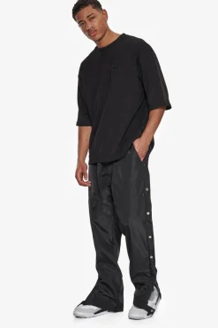 Jogging<Dropsize Button Track Pants Black