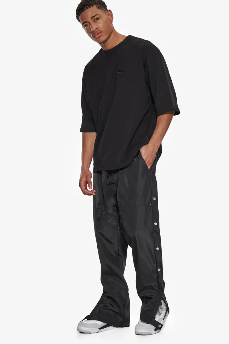 Jogging<Dropsize Button Track Pants Black