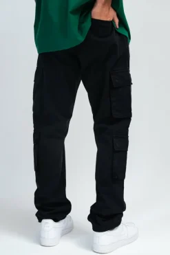 Cargos<Dropsize Double Pocket Cargo Pant Black