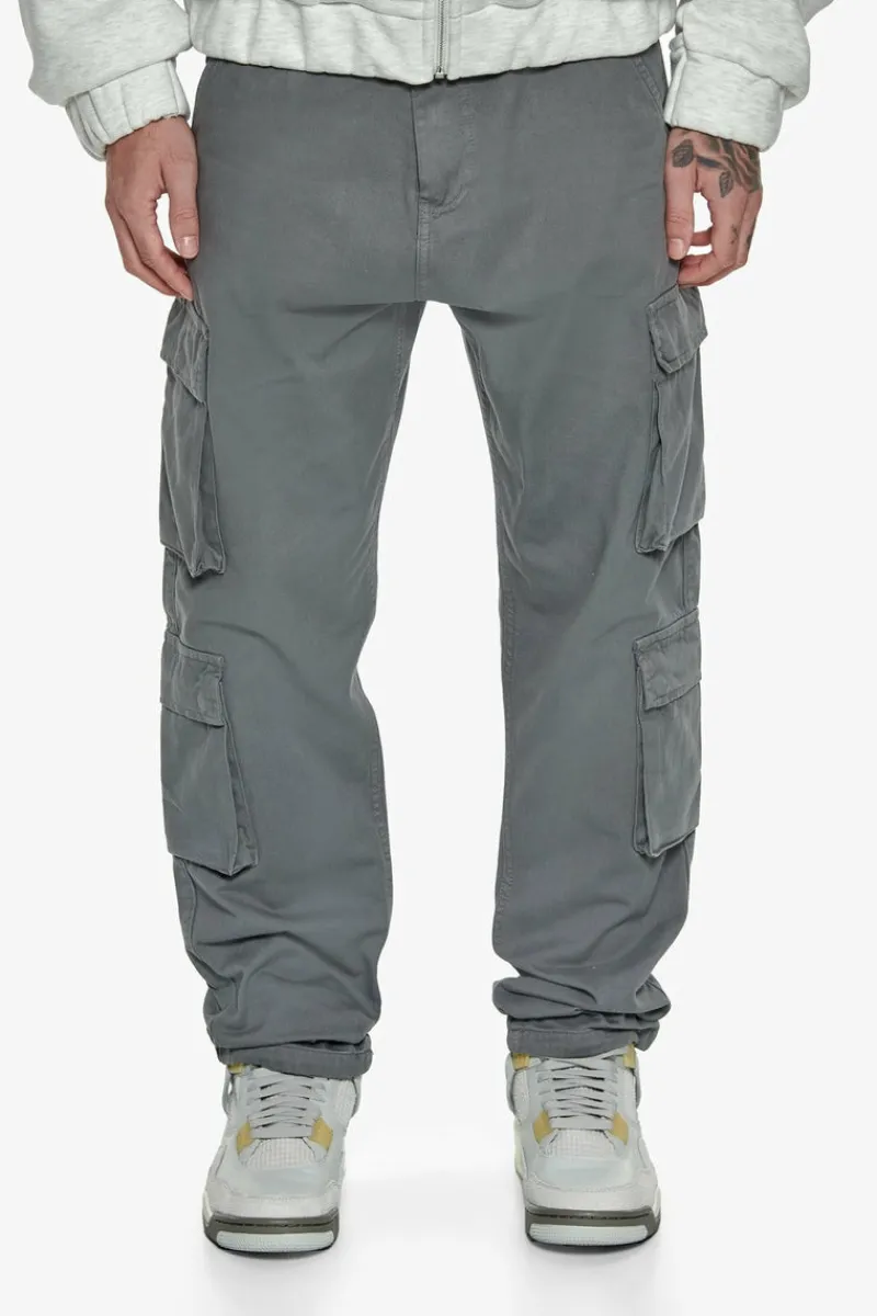 Cargos<Dropsize Double Pocket Cargo Pant Grey