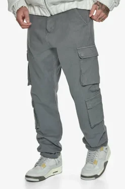 Cargos<Dropsize Double Pocket Cargo Pant Grey