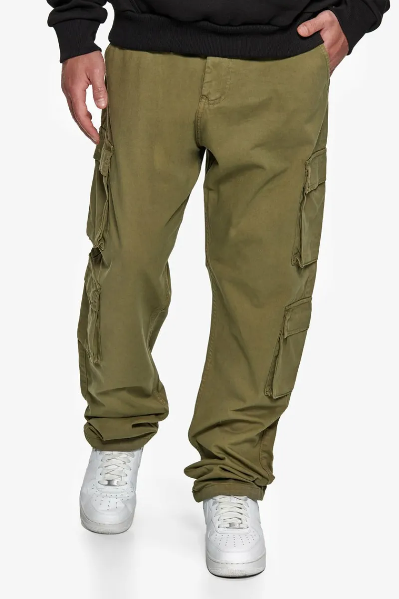 Cargos<Dropsize Double Pocket Cargo Pant Olive