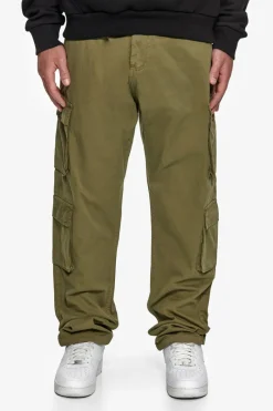Cargos<Dropsize Double Pocket Cargo Pant Olive
