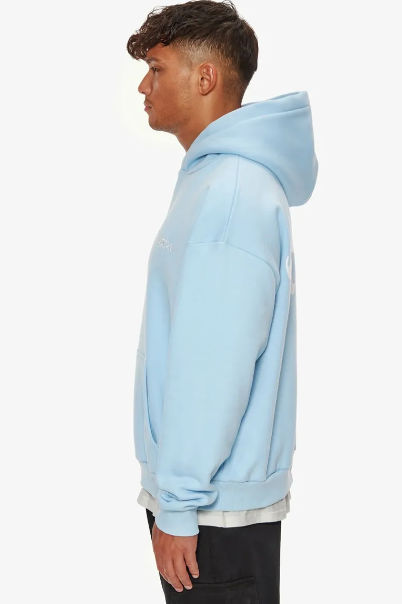 Hoodie<Dropsize Heavy Backlogo Hoodie Baby Blue / White