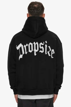 Hoodie<Dropsize Heavy Backlogo Hoodie Black / White