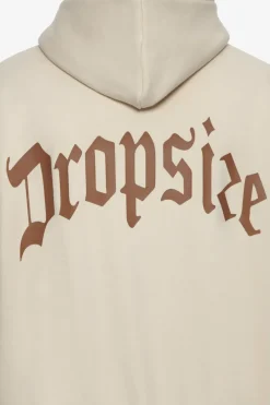 Hoodie<Dropsize Heavy Backlogo Hoodie Coconut Milk / Brown