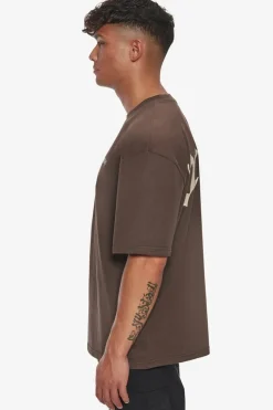 T-Shirt<Dropsize Heavy Backlogo T-Shirt Chocolate Brown
