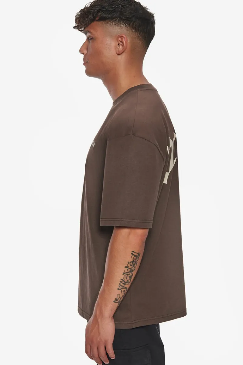 T-Shirt<Dropsize Heavy Backlogo T-Shirt Chocolate Brown