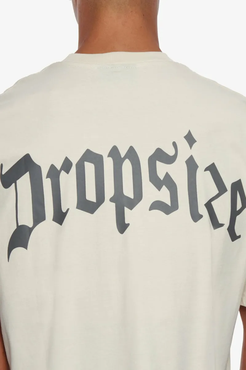 T-Shirt<Dropsize Heavy Backlogo T-Shirt Coconut Milk / Grey