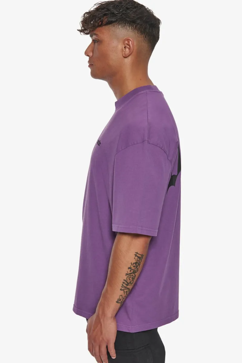 T-Shirt<Dropsize Heavy Backlogo T-Shirt Washed Purple