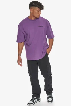 T-Shirt<Dropsize Heavy Backlogo T-Shirt Washed Purple