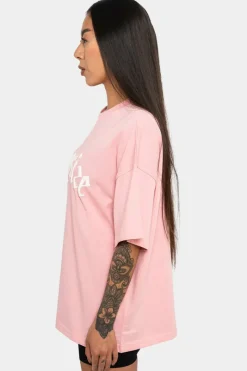 Frauen<Dropsize Heavy Big Logo T-Shirt Pink