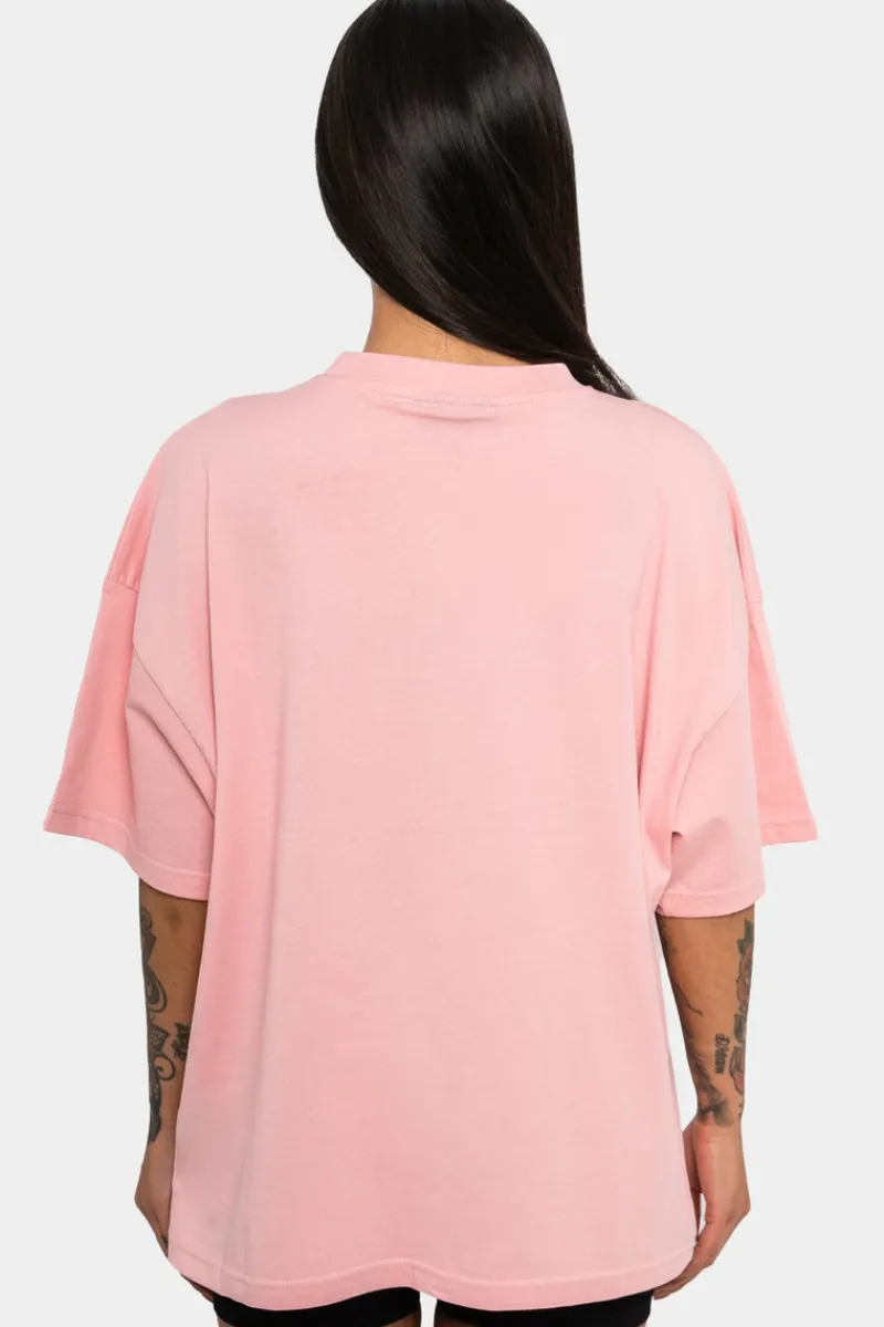 Frauen<Dropsize Heavy Big Logo T-Shirt Pink