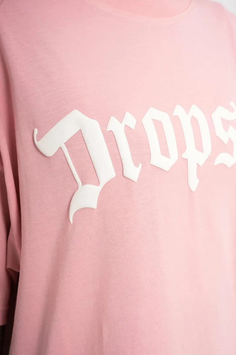 Frauen<Dropsize Heavy Big Logo T-Shirt Pink