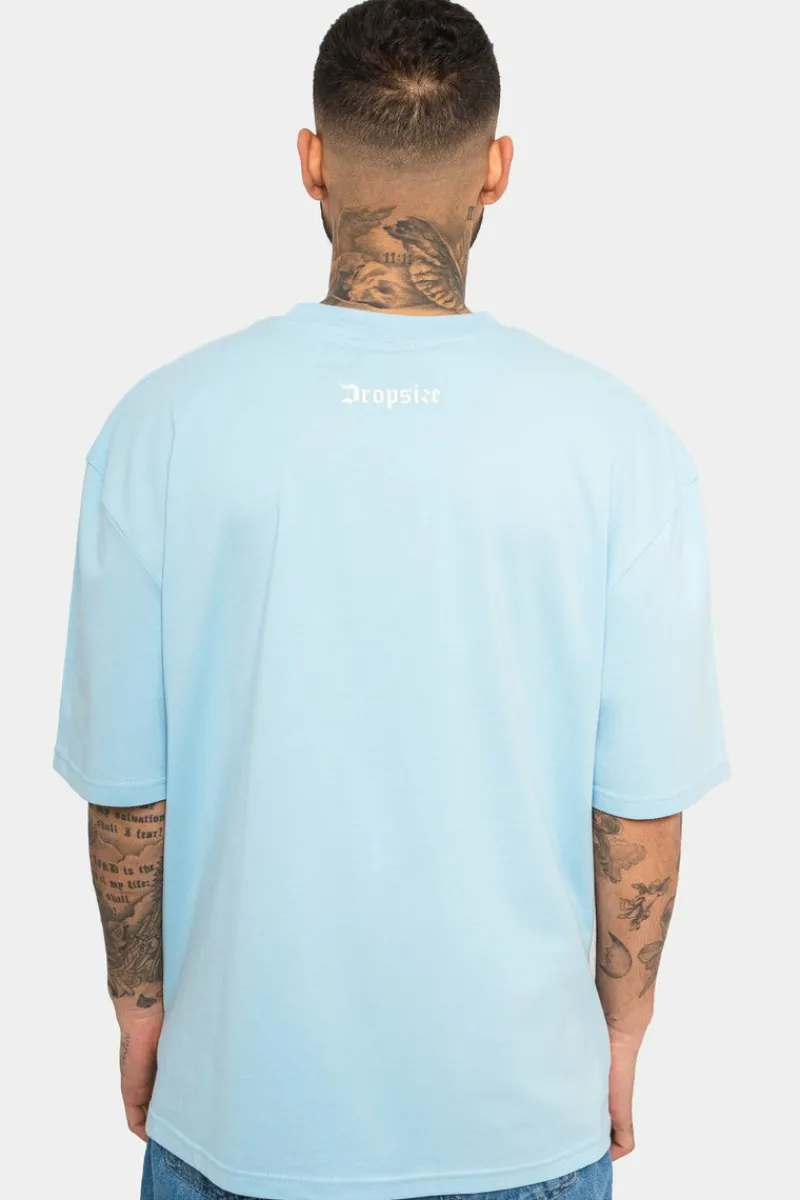 T-Shirt<Dropsize Heavy Broken Dreams T-Shirt Baby Blue