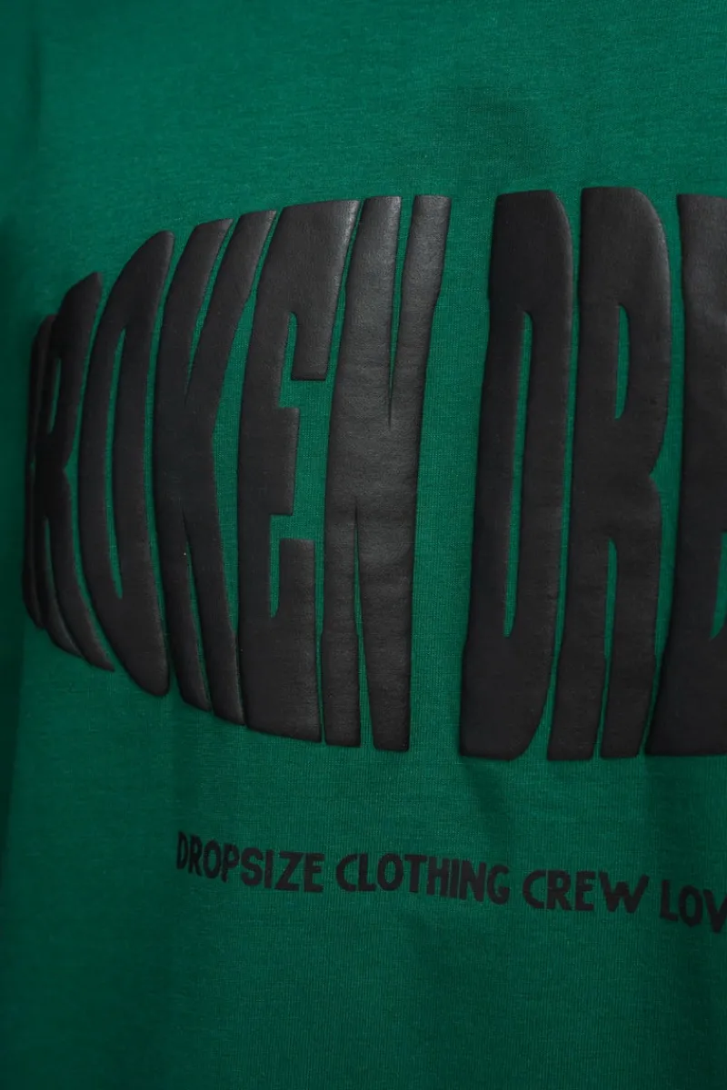 T-Shirt<Dropsize Heavy Broken Dreams T-Shirt Green
