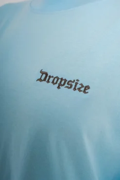 Frauen<Dropsize Heavy Broken Heart T-Shirt Baby Blue