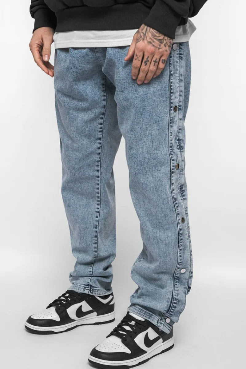 Jeans<Dropsize Heavy Button Jeans Light Blue