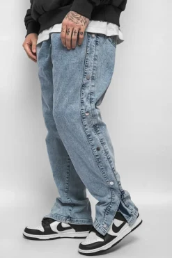 Jeans<Dropsize Heavy Button Jeans Light Blue