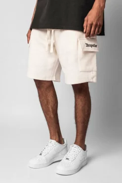 Shorts<Dropsize Heavy Cargo Sweat Short Cream White