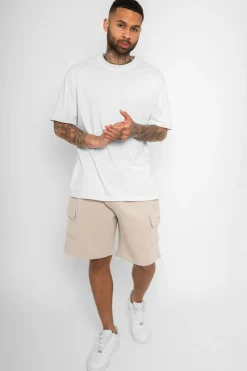 Shorts<Dropsize Heavy Cargo Sweat Short Moon Beam