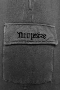 Shorts<Dropsize Heavy Cargo Sweat Short Washed Grey