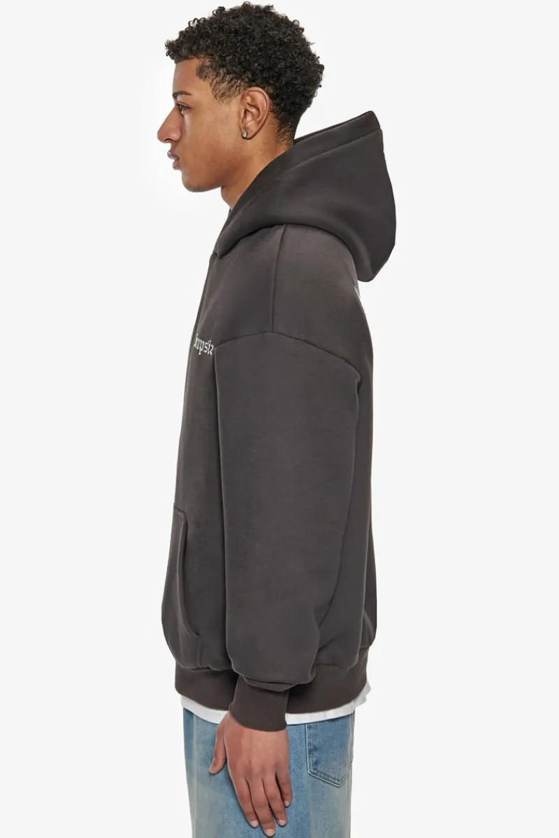 Hoodie<Dropsize Heavy Cloud Dove Hoodie Washed Black