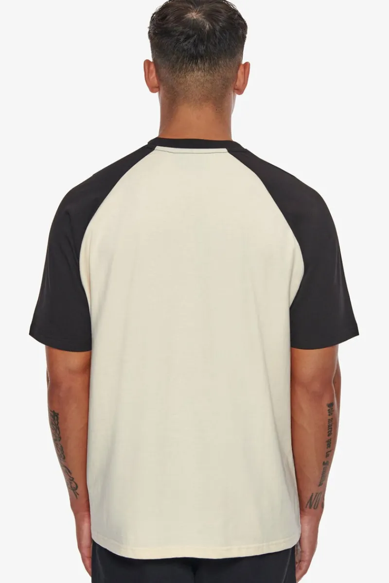 T-Shirt<Dropsize Heavy Coloured Arms T-Shirt Coconut Milk/ Black