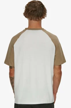 T-Shirt<Dropsize Heavy Coloured Arms T-Shirt Silvermink/ Cream