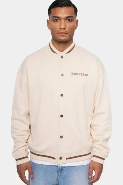 Jacken<Dropsize Heavy Crime College Jacket Coconut Milk Brown