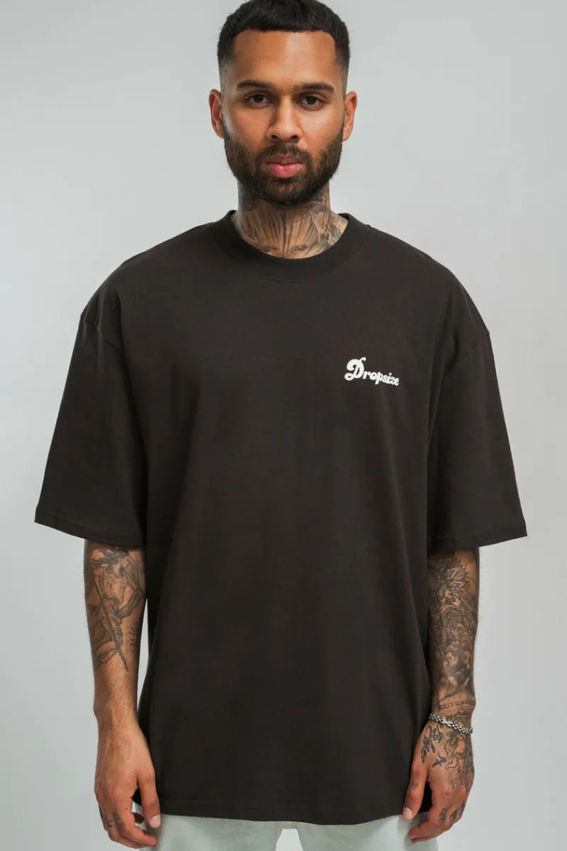 T-Shirt<Dropsize Heavy Dream Without Fear T-Shirt Washed Black