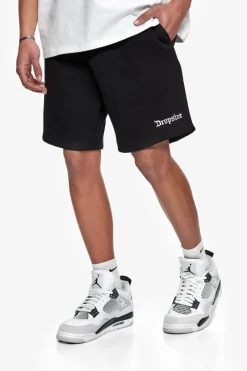 Shorts<Dropsize Heavy Embo Sweatshorts Black