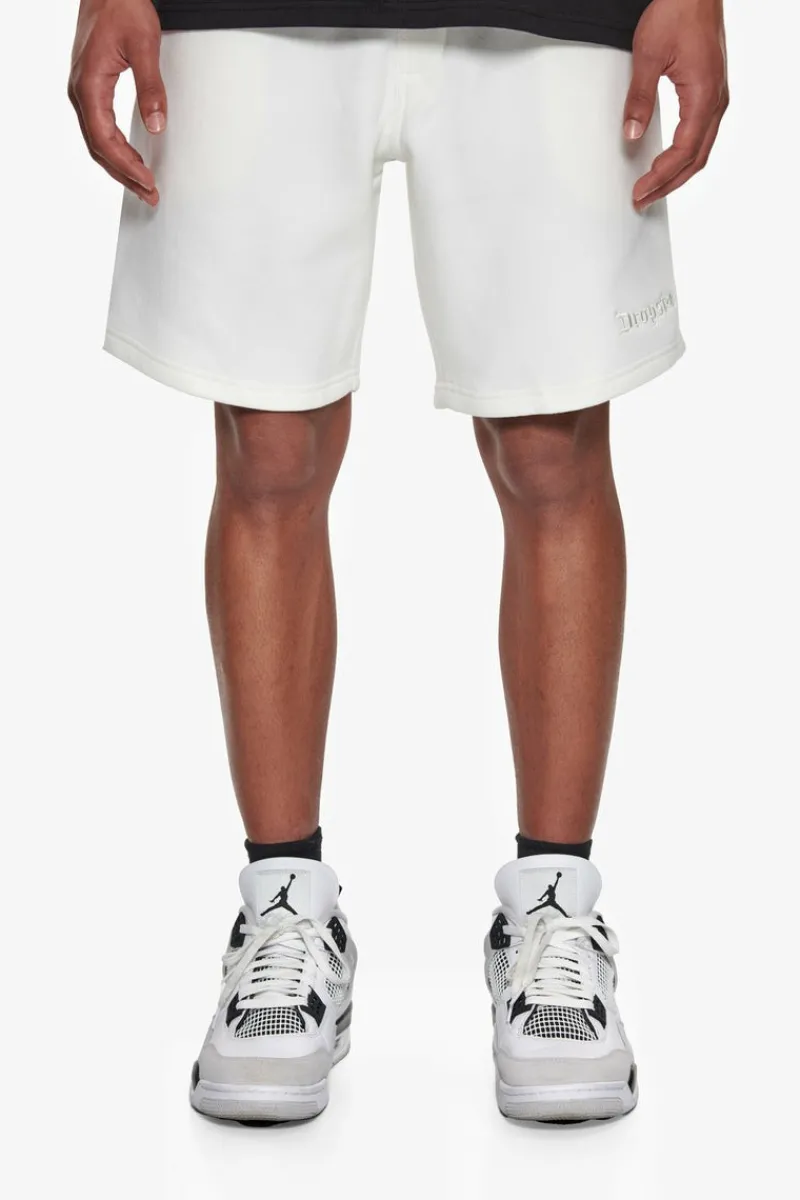 Shorts<Dropsize Heavy Embo Sweatshorts Cream White