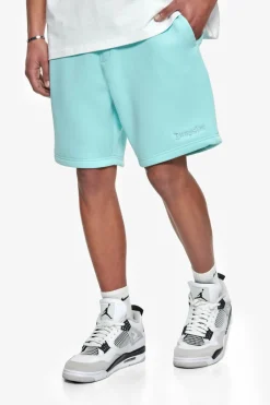 Shorts<Dropsize Heavy Embo Sweatshorts Turquoise
