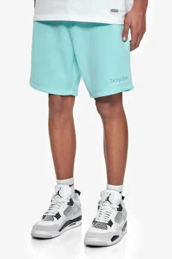 Shorts<Dropsize Heavy Embo Sweatshorts Turquoise