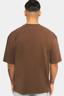 T-Shirt<Dropsize Heavy Embo T-Shirt Brown