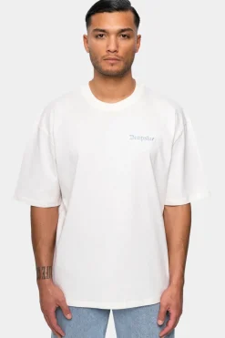 T-Shirt<Dropsize Heavy Embo T-Shirt Coconut Cream