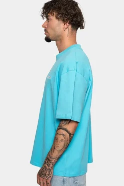 T-Shirt<Dropsize Heavy Embo T-Shirt Light Blue