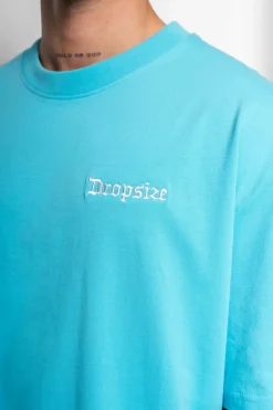 T-Shirt<Dropsize Heavy Embo T-Shirt Light Blue
