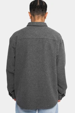 Jacken<Dropsize Heavy Flannel Jacket Grey