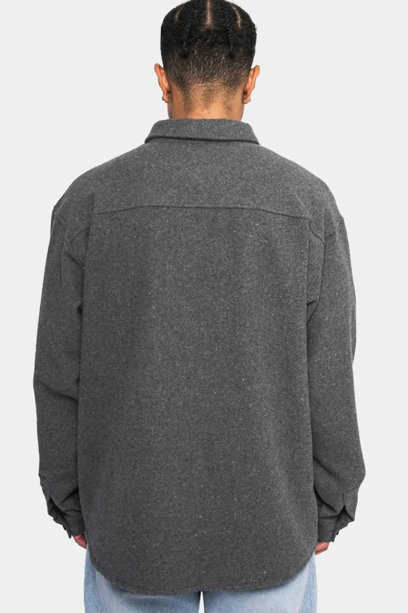 Jacken<Dropsize Heavy Flannel Jacket Grey