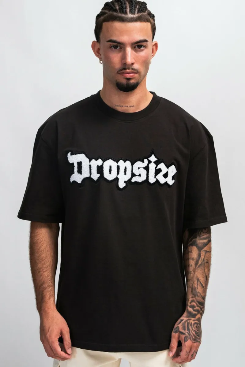 T-Shirt<Dropsize Heavy Frottee Embo T-Shirt