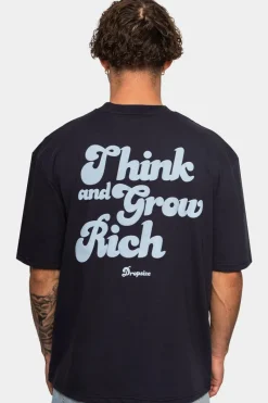 T-Shirt<Dropsize Heavy Grow Rich T-Shirt Navy