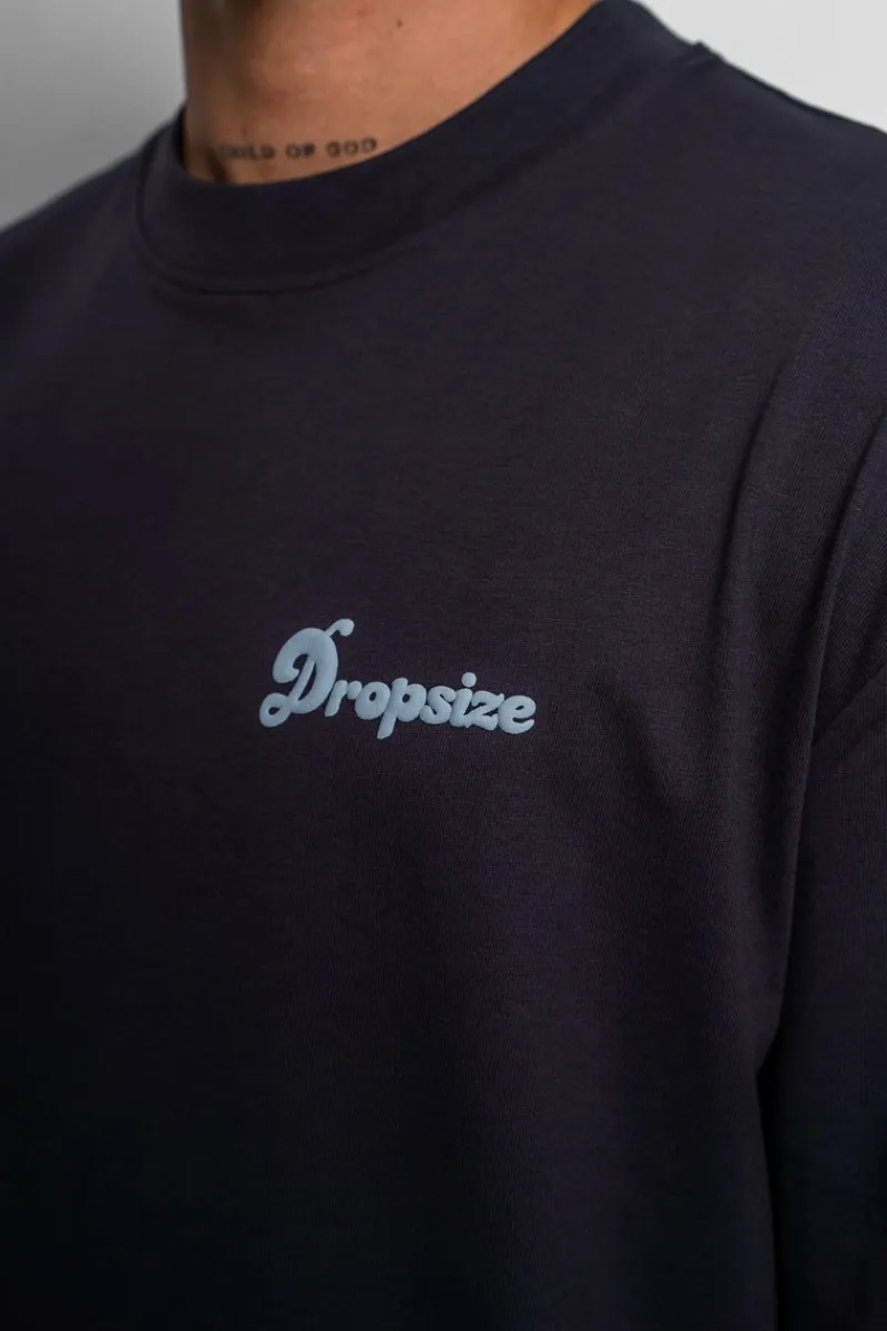 T-Shirt<Dropsize Heavy Grow Rich T-Shirt Navy