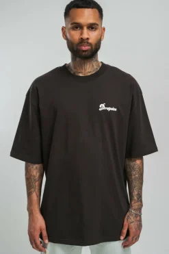 T-Shirt<Dropsize Heavy Grow Rich T-Shirt Washed Black